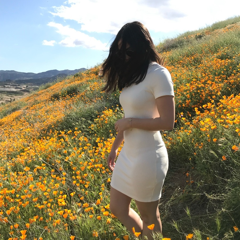Zara white dress